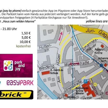 Haus Zum Wilden Manne Villa Erfurt Exteriör bild
